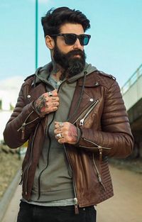 Brown Leather Jacket | Mens Fashion Brown Leather Jacket.
