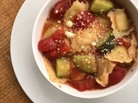 Tomato & Cheese Ravioli Soup - Meal Planning Mommies