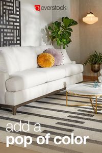 When throw pillows are this stylish and comfy we're pretty sure they should be called "hold onto pillows" instead. Treat any sofa, seat, or bed to impeccable style with vibrant accent pillows from Overstock and enjoy free shipping* on your whole order. #overstock #throwpillows