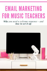 Use Email Marketing to retain students and give them the value they need. #emailmarketing #marketing #welcomesequence #private #musicteachers #pianoteacher #voiceteacher #guitarteacher #music #studio #business #teacher #software #scheduling #reminders