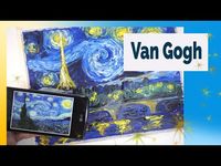RETO 🎨PINTAR como NOCHE ESTRELLADA de Vincent van Gogh 🎨 La Torre Eiffel