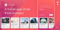 Begin your adventure with Atlas—a travel app UI kit from InVision | Inside Design Blog
