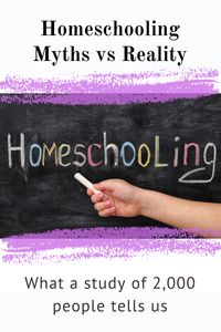 Learn more about homeschooling from a study of 2,000 people! Get insight into what homeschooling means for families and read about some of the common myths with this education method.