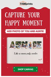 There is no greater blessing than having an Aunt. Only she can give you love like a mother, keep your secrets like a sister and act like a friend. So why don't show your love back to her with this Auntie Custom Photo Canvas Print! #auntie #christmasgifts #canvas #photocollage