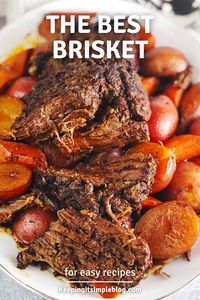This brisket recipe is hands down the best beef brisket and so easy to make.