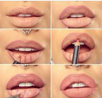 How to get fuller "kylie jenner" lips...step one: get lip injections.... or be a normal human and use makeup tricks