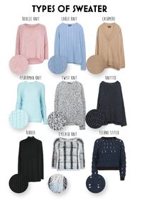 The Different Types Of Sweater Knits | Preview