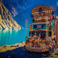 #Pakistan #truck #car #Karakoram Highway