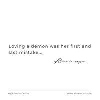 Demon – Short Sad Poem About Mistake - Short Poem Written By Alive In Coffin