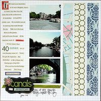 Canals of Amsterdam using Studio Calico by laylekoncar