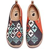 Amazon.com | UIN Women's Fashion Floral Art Sneaker Painted Canvas Slip-On Ladies Travel Shoes | Fashion Sneakers