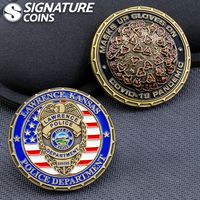 Check out these #covid inspired challengecoins! Customize your own #covidcoin today, or purchase one of our stock coins to award a hero in your community. #choosesignature #signaturecoins #customcoins #coinmaker #pandemiccoins #covidcoins