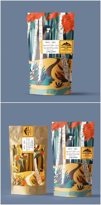 Branding, Packaging Design and Illustration for California Organic Coffee Design Agency: Nacho Huizar by LATTE co. Brand / Project Name: Long Road Coffee Location: Mexico Market Country: United States America Category: #Coffee #Beverages World Brand & Packaging Design Society