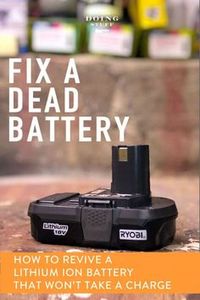 Have a rechargeable tool battery that stopped working? It happens all the time. You put it in the charger and it just won't take a charge. Guess what? YOU CAN FIX THAT BATTERY IN ABOUT 5 MINUTES! via @artofdoingstuff