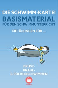 Schwimmen zu unterrichten ist herausfordernd. Diese Kartei bildet die Basis für eure Schüler:innen, um von der Wasserbewältigung hin zum sicheren Schwimmen zu gelangen. Dabei helfen zahlreiche Übungen zu den Grundfertigkeiten, ein Wasserparcours und Technikübungen zu Brust- Kraul- und Rückenschwimmen, weswegen sich die Kartei besonders für die Grundschule und die Sekundarstufe 1 eignet. #schwimmen #schwimmunterricht #sportunterricht #wimasu #unterrichtsmaterial #schwimmkartei #schwimmanfängerin