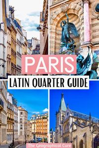 This is the ultimate guide to Paris’ historic Latin Quarter. It takes you to the 20+ top must visit attractions, historic landmarks, and secret hidden gems in Latin Quarter. You’ll find all the best things to see and do in the Latin Quarter, from the Pantheon to the wonderful museums like the Cluny Museum. Read on to discover the best places to visit in the Latin Quarter in the Left Bank. What To Do In Paris | Neighborhoods In Paris | What To Do On the Left Bank | Paris' Latin Quarter