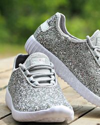 Glitter Bomb Sneakers - Silver