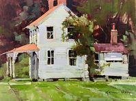 Kathie Odom, Back in the Day, oil, 12 x 16.