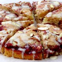 Raspberry Almond Coffee Cake