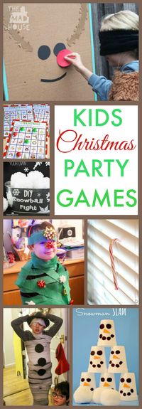 10 Fun Kids Christmas party games. These Festive Party games are perfect for children and large groups. They are fun, fast prep and engaging, plus they keep kids occupied for hours perfect for classrooms, cubs or brownies. There is a Christmas Party Game suitable for a child of all ages in this selection and perfect for large family gatherings over the holiday period.