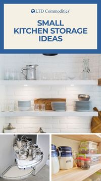 Kitchen organization is crucial if you want to have an efficient space. To help you get started, here are 6 small kitchen storage ideas for an organized and practical space.