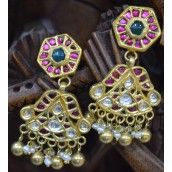 Product Details BASE MATERIAL : pure silver with gold plating COLOUR : golden, pink, green, white USE- can be worn with traditional Indian clothing GENDER- Feminine OCCASION- weddings, special occasions, festivals Available in Silver & Gold
