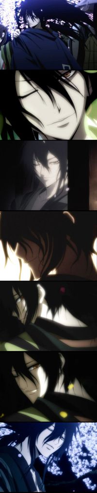 #anime nurarihyon no mago. I always find myself thinking he has an issue with his eyes because he always blooming winks!