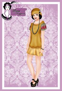 Disney Flapper - Snow White by ~HelleeTitch on deviantART