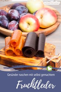 Fruchtleder ist die perfekte Alternative zu Gummibärchen! Die süße und trotzdem gesunde Nascherei lässt sich ganz leicht selber machen und eignet sich auch bestens als Snack für unterwegs.