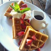 Lemon Thyme Waffles ~ a perfect holiday breakfast! | What's Cookin', Chicago?