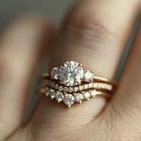 Marrow Fine Stacking RIngs | White Diamond Wedding bands from Marrow Fine Jewelry