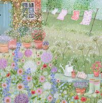 This is a typical example of Lucy Grossmith’s work. You will,see what i mean by the feathery touches with her brush. I think she sells her paintings at John Lewis too.pic.twitter.com/0RRR2AKbvU