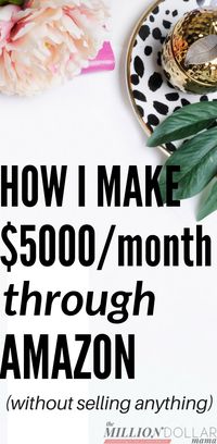 How to make money on Amazon without selling anything!