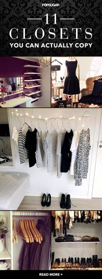 11 cute and realistic closet makeover ideas