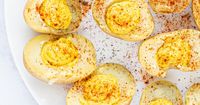 Vegan Deviled Egg Potatoes | VegNews