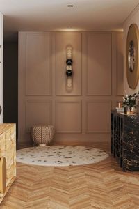 Textures and patterns are what better define this hallway. The mix of colors combines perfectly to create a contemporary design with classic and luxurious details. Oslo is a long-pile rug that combines comfort with nobility, which shows that it is the perfect rug to dress this hallway in a cozier and more comfortable way.