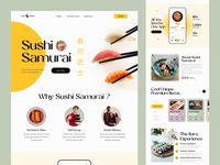 Sushi Samurai Website by Sajon on Dribbble