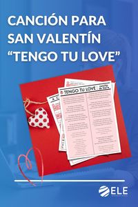 Tengo tu love es la canción con la que haras la actividad de San Valentin, está pensada para niveles iniciales. Con este ejercicio para aprender español desarrollaremos principalmente las competencias de comprensión auditiva y expresión escrita de los alumnos #clasesdeespañol #cursosdeele #actividaddesanvalentin #actividadesrecreativas