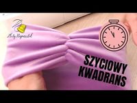 Opaska marszczona - DIY jak uszyć opaskę - YouTube