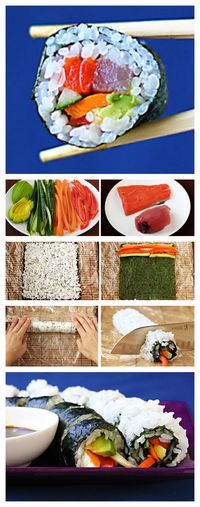 DIY Sushi -- It is SO much easier to make than you think, and much more affordable homemade! Find step-by-step instructions at gimmesomeoven.com.
