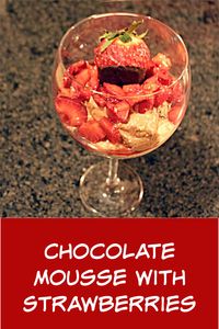 Valentine's Day Dessert - Chocolate and Black Cherry Balsamic Mousse - Books, Cooks, Looks