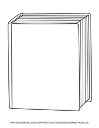 Free Book Cover Template for Kids - Tim's Printables