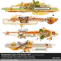 Readymade Layers: Fall Borders No. 01- Studio Double-D Elements- EL515305- DesignerDigitals