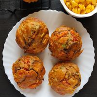 Vegan savoury muffins-a tasty make ahead breakfast recipe for busy days