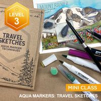 Mini Aqua Marker Class: Travel Sketches | Art Classes