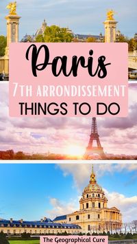 Planning a visit to Paris' 7th arrondissement? This is the ultimate guide to the top attractions and best things to do and see in the 7th arrondissement, an area full of monuments, museums, and architectural wealth, including Paris' top attraction, the Eiffel Tower. This 7th arrondissement guide covers all the must see attractions, landmarks, churches, and museums and gives you tips for visiting. Read on for what to do and what to see in the 7th arrondisemement, a must visit Paris neighborhood.