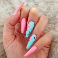 25 Acrylic summer nails ideas to copy this season#acrylicsummernails#summernails#summervibes#