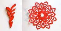 how to cut the perfect snowflake