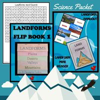 Land Forms Science Activities | Etsy