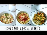 (27) Repas à Emporter au travail #2 | Végétariens / Végétaliens + option sans micro-onde - YouTube